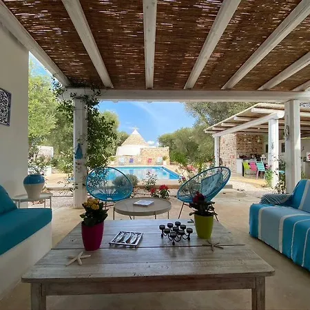 Trullo Maria Elisabetta Avec Piscine Pour 8 ヴィラ